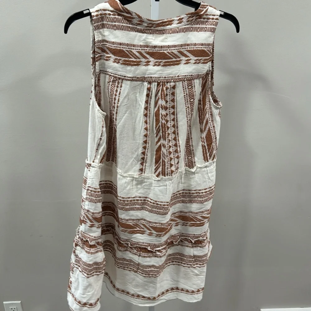 ELAN Women's Venus A-Line Sleeveless Tunic Dress